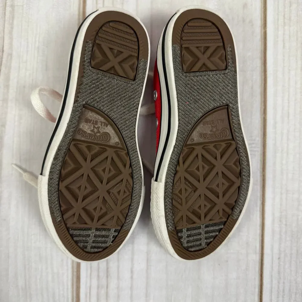 Converse All Star Red Low Top‎ Canvas Sneakers Kids Size 11 Toddler
